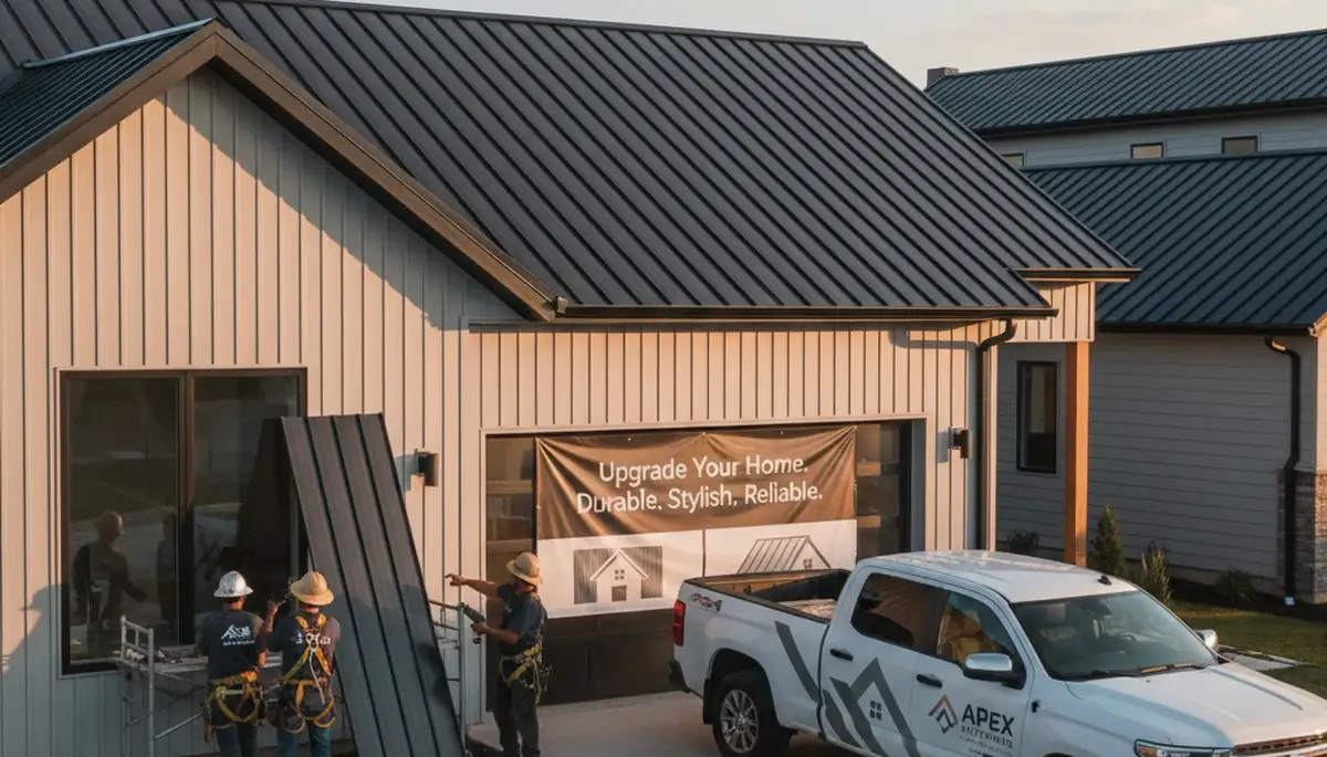 Professional metal roofing installation in Virginia Beach VA by Next Level Exteriors