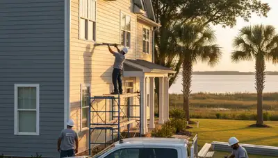 Professional vinyl siding installation on coastal home in Virginia Beach, VA