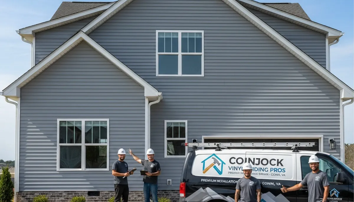 Vinyl siding installation on home exterior in Virginia Beach VA by local siding contractors