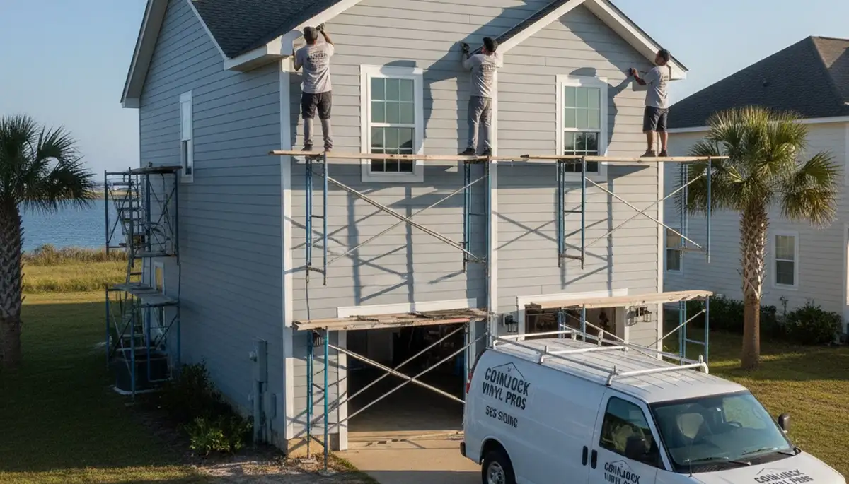 Professional vinyl siding installation in Virginia Beach, VA homes