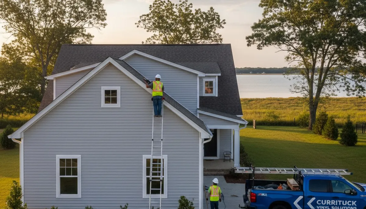 Professional vinyl siding installation in Virginia Beach VA homes exterior renovation