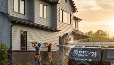 Vinyl siding installation on coastal home in Virginia Beach VA by Next Level Exteriors
