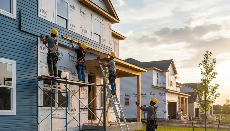 Vinyl siding installation on coastal home in Virginia Beach VA by Next Level Exteriors