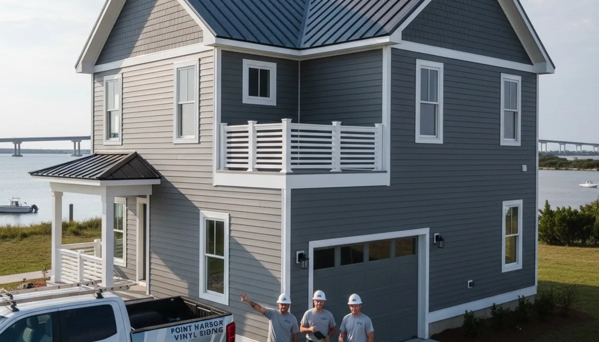 Professional vinyl siding installation in Virginia Beach VA homes by local siding experts