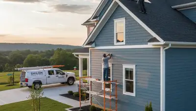 Professional vinyl siding installation on home exterior in Virginia Beach, VA